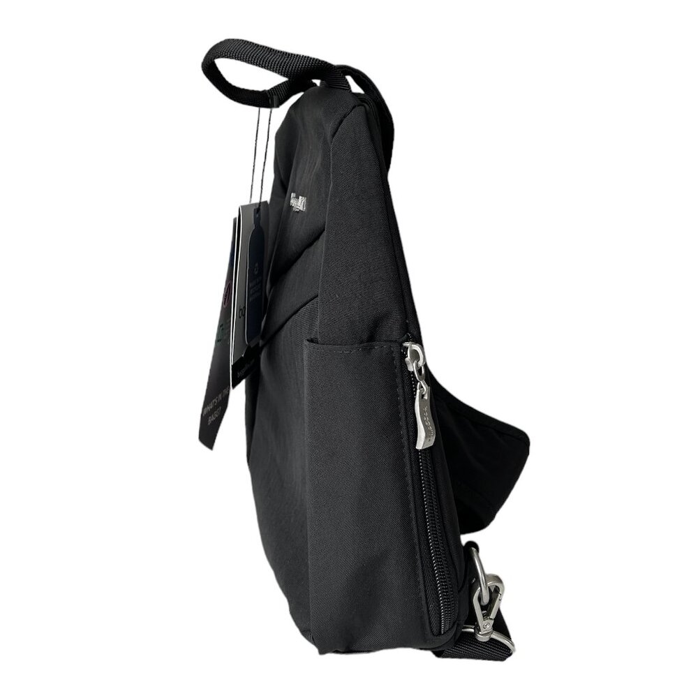 New with Tags! BAGGALLINI Medium Sling Bag Black Nylon Adjustable Strap NWT - Picture 6 of 7
